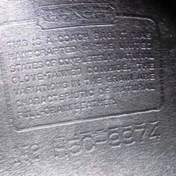 Auth. Vtg. 1995 Coach USA Convertible Clutch 9974 - Picture 6 of 7